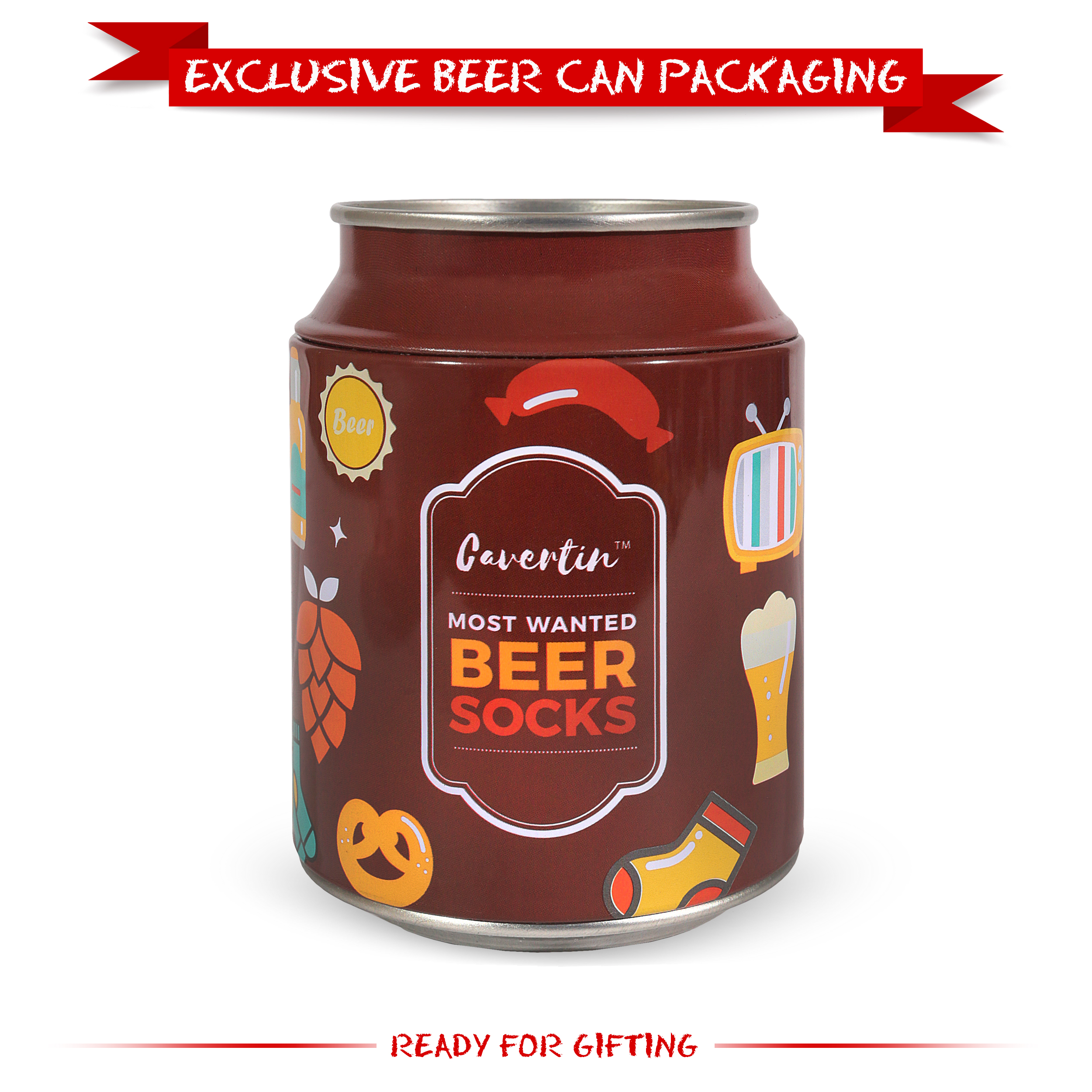 Novelty Beer Socks With Gift Can Packaging – Cavertin