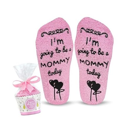 Cavertin Women's Labor and Delivery Socks with Gift Packaging