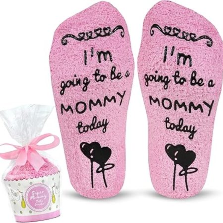 Cavertin Women's Labor and Delivery Socks with Gift Packaging
