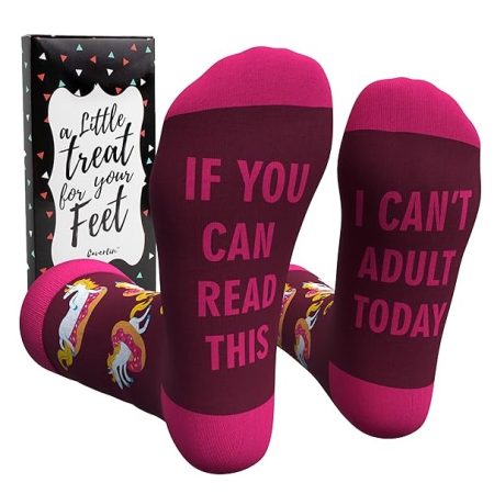 Cavertin Women's Novelty Socks with Gift Box Cat Lover Dog