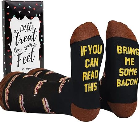 Cavertin Men's Funny Socks Hunting Fishing Football Baseball