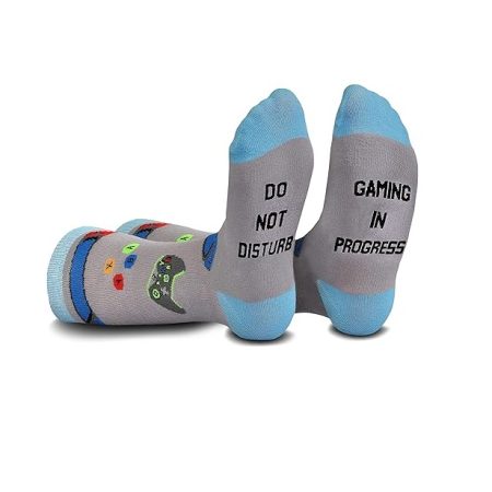 Cavertin Men's Funny Socks Hunting Fishing Football Baseball Gaming Golf Taco Pizza Bacon Christmas Gift for Men