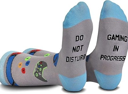 Cavertin Men's Funny Socks Hunting Fishing Football Baseball Gaming Golf Taco Pizza Bacon Christmas Gift for Men