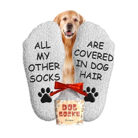Fuzzy Dog Socks