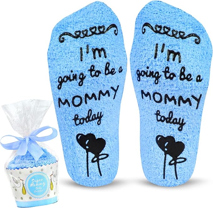 Mommy Blue Socks